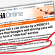 Illustration for article titled iDaily Mail/i Duped By Fake Article About Google Selling Driverless Cars